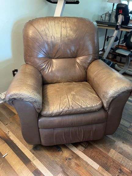La-Z-Boy Brown Leather Recliner image