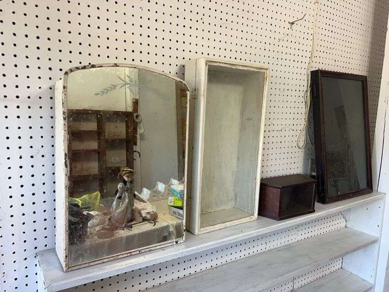 Wall-Mounted Cabinets and Mirror image