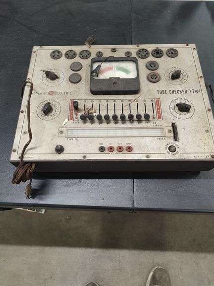VINTAGE GE TUBE CHECKER YTW-1 image