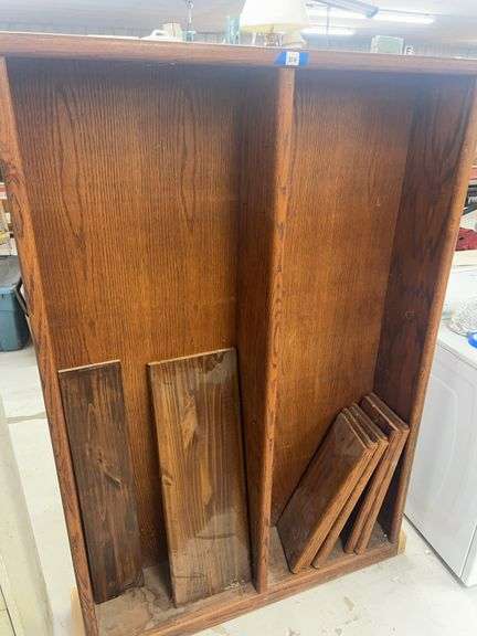 Wood Bookshelf with Adjustable Shelves image