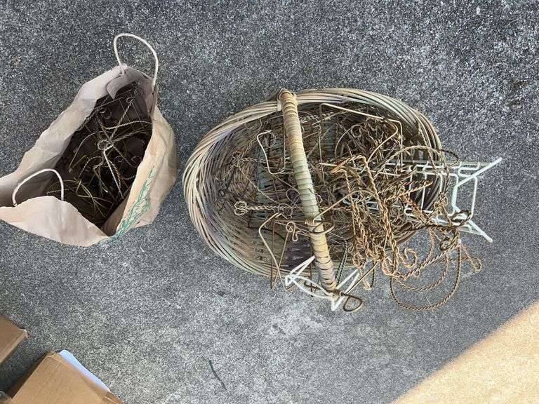 Wire Flower Hanging Baskets and Parts image