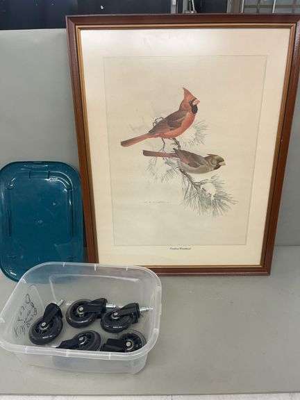 Framed "Eastern Cardinal" Print by M.A. Latimer image