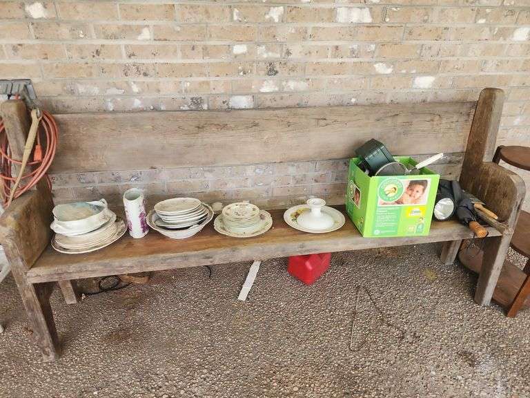 Dishes, Tools, and Plant Stand image
