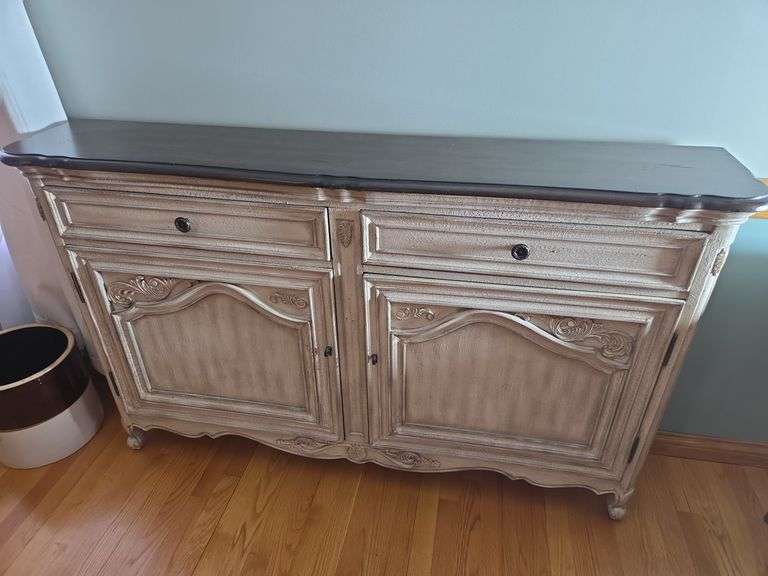 Ornate Two-Door Sideboard with Drawers image