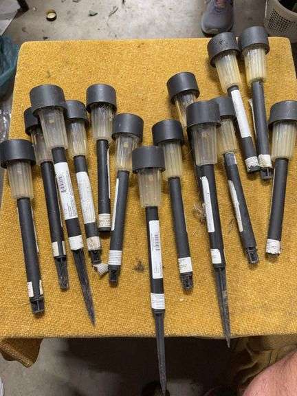 BOX OF YARD SOLAR LIGHTS image