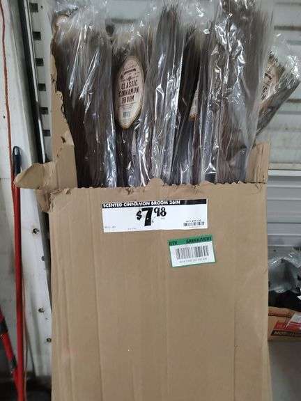 11 - CLASSIC CINNAMON BROOMS - 3 FT TALL - HOME FRESHENERS image