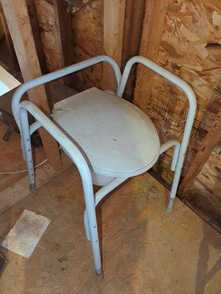 White Bedside Commode image
