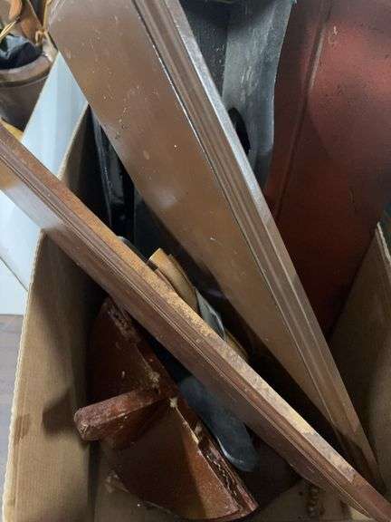 BOX OF VARIOUS SHELVES image