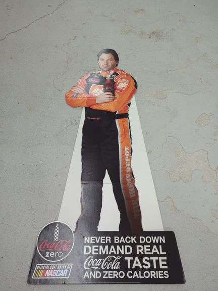 Tony Stewart NASCAR Coca-Cola Zero Cardboard Standee image