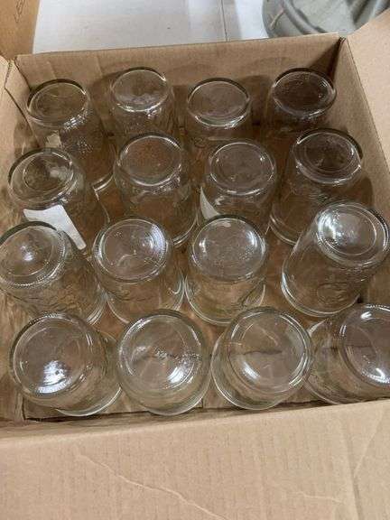 16 BALL JELLY JARS  NO LIDS image