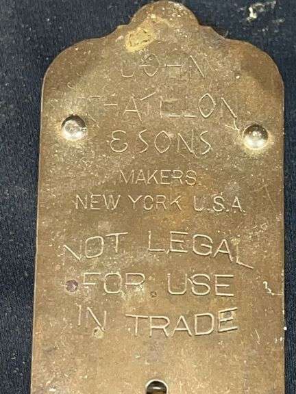 John Chatillon & Sons New York Hanging Scale image