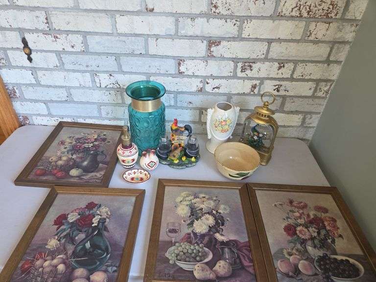 Home Decor and Kitchenware: Framed Art, Vase, Bowl, and More image