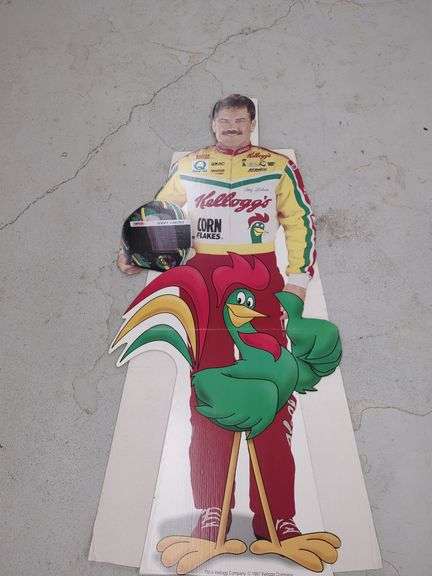 Terry Labonte Kellogg's Corn Flakes 1997 NASCAR Cardboard Standee image