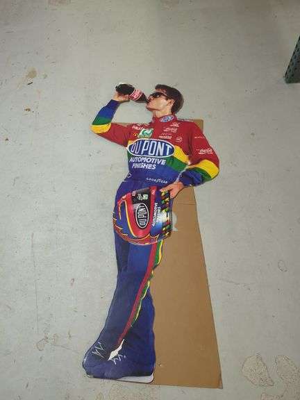 Jeff Gordon Coca-Cola DuPont Automotive Finishes Cardboard Standee image