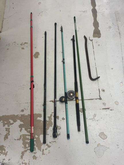 Fishing Poles and Crowbar image