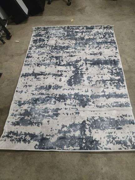 CAMPBELL 4 FT 3 INCH X 6 FT BLUE AREA RUG image