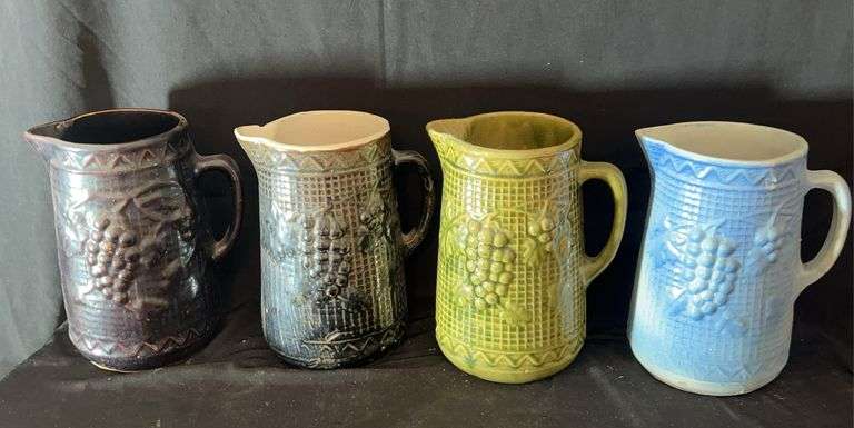 Collection of Grape Motif Pitchers image
