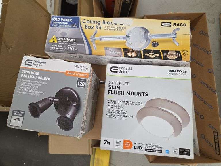 Assorted Lighting and Electrical Supplies image