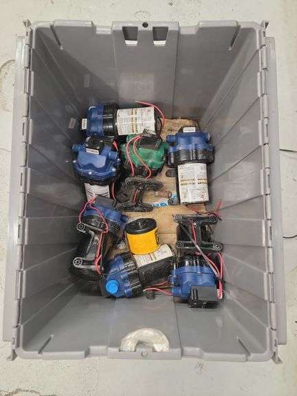 Lot of Several Various Colored Water Pumps image