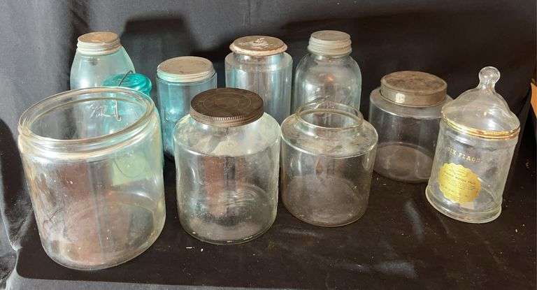 Collection of Various Glass Jars image