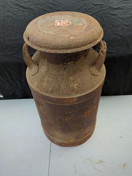 Rusty Metal Milk Can image
