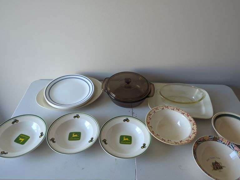 Corelle, Corning Ware, John Deere Dishes image