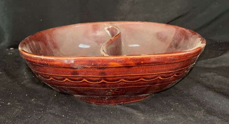 Stoneware Divided Serving Dish image