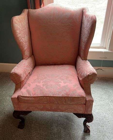Upholstered Wingback Chair image