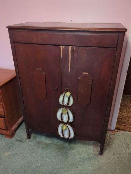 Wood Cabinet with Drawer image