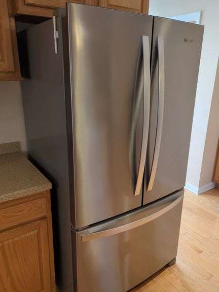 Whirlpool Stainless Steel French Door Refrigerator WRF5355H image
