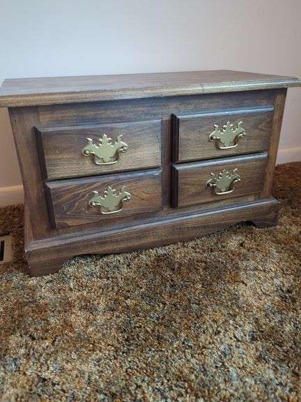 Wood Chest with Four Drawers image