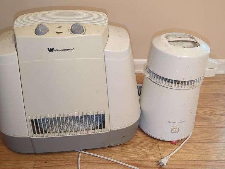 White Westinghouse Humidifier and Kenmore Water Distiller image