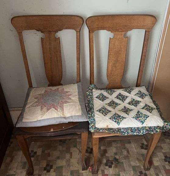 Pair of Wooden Chairs image