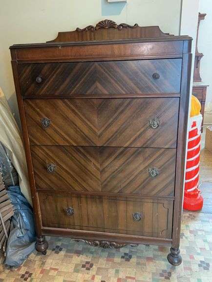 Wood Chest of Drawers image