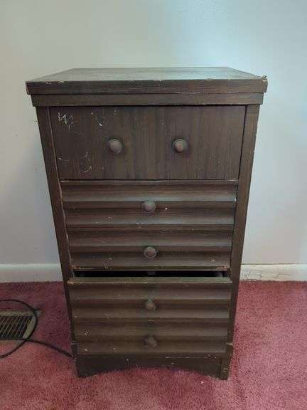 Wood Chest of Drawers image