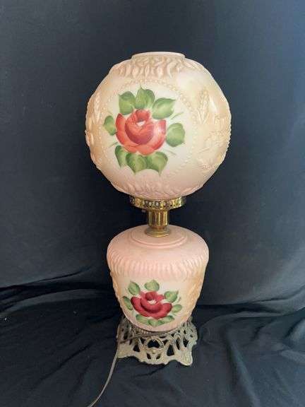 Painted Rose Parlor Lamp image