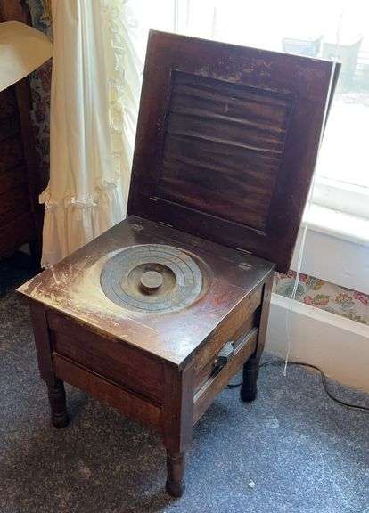 Wooden Commode Chair image