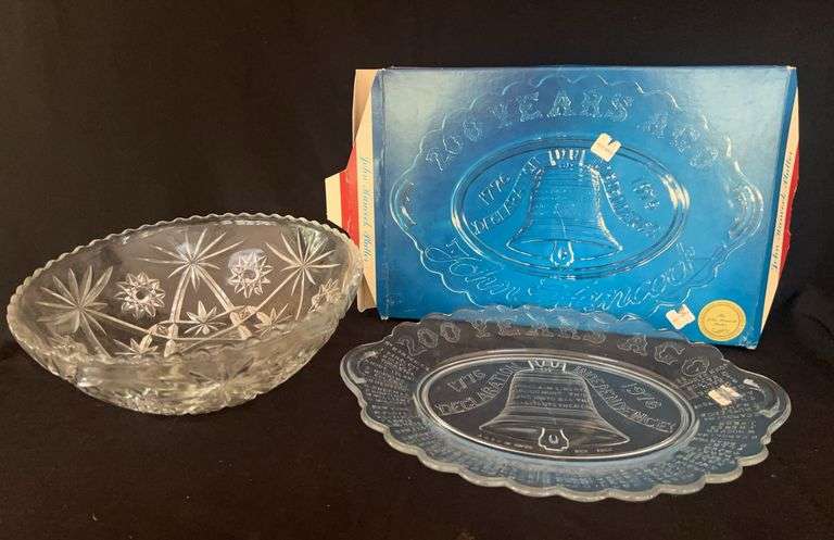 John Hancock 200 Years Ago Commemorative Glassware image