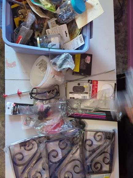 Shelf Brackets, Fasteners, Glow Necklaces, and More image