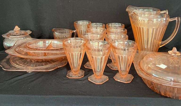 Pink Depression Glass Collection image