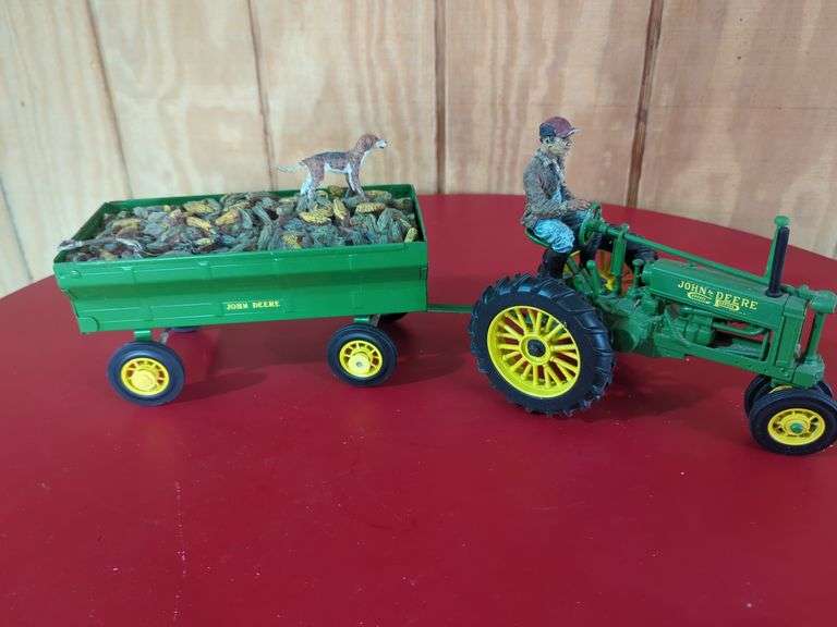 John Deere General Purpose Tractor with Wagon and Accessories