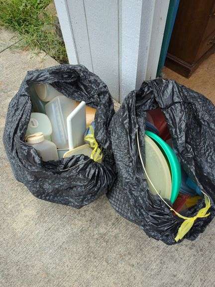 Bags of Mixed Plastic Containers image