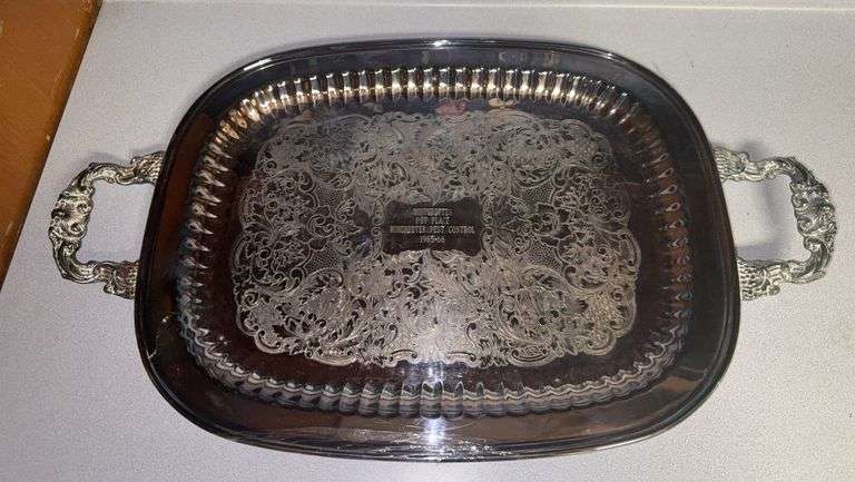 Winchester Pest Control Serving Tray 1965-66 image