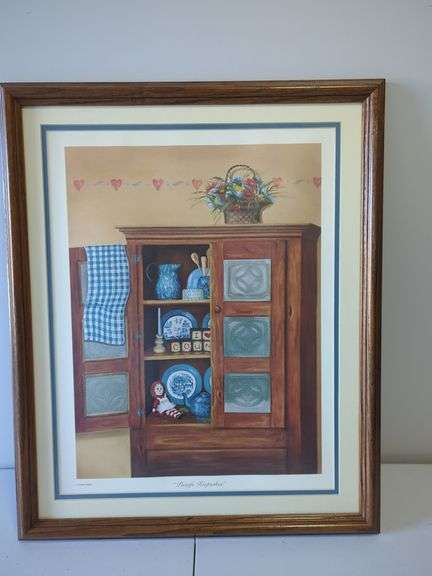 Vivian Flaherty "Piesafe Keepsakes" Framed Print image