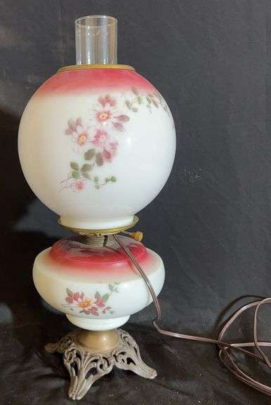 Floral Decorated Gone With The Wind Lamp image