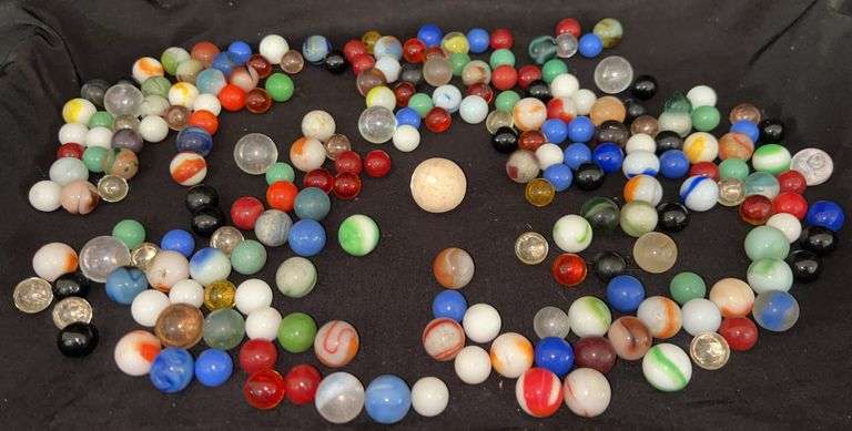 Collection of Assorted Marbles image