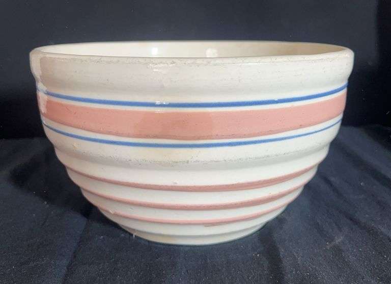 Striped Pottery Bowl image