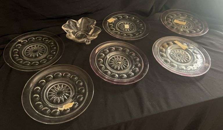 Glass Plates and Dish Set image