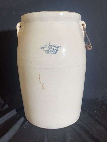6 Crown Stoneware Crock image