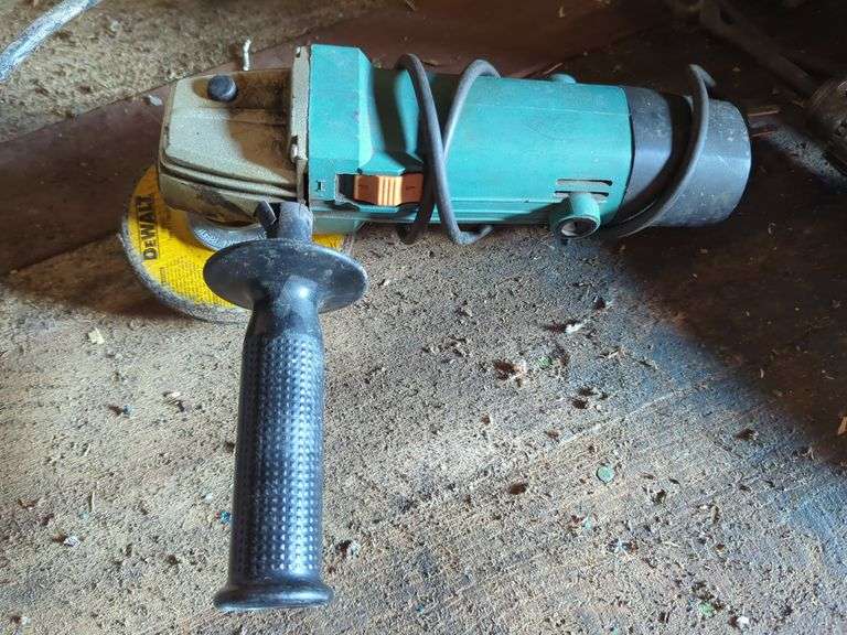 Electric Angle Grinder with Dewalt Grinding Wheel image